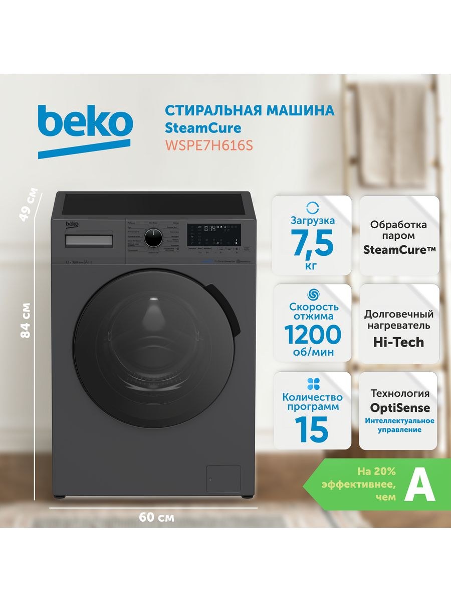 Стиральная машина beko rspe78612w (95 фото)
