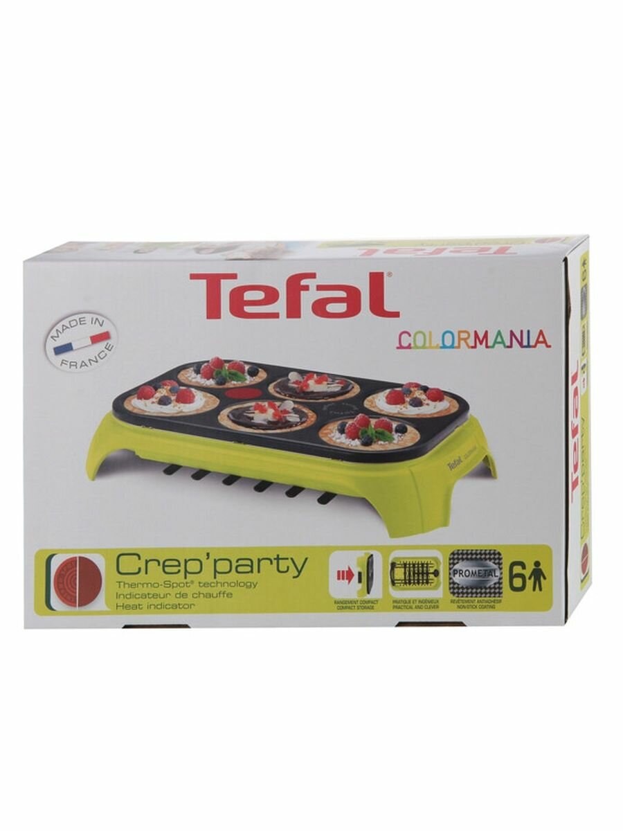 Блинница Tefal Crep'Party Colormania py559312