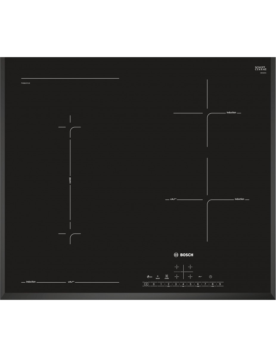 Индукционная варочная панель Bosch pwp631bb1e
