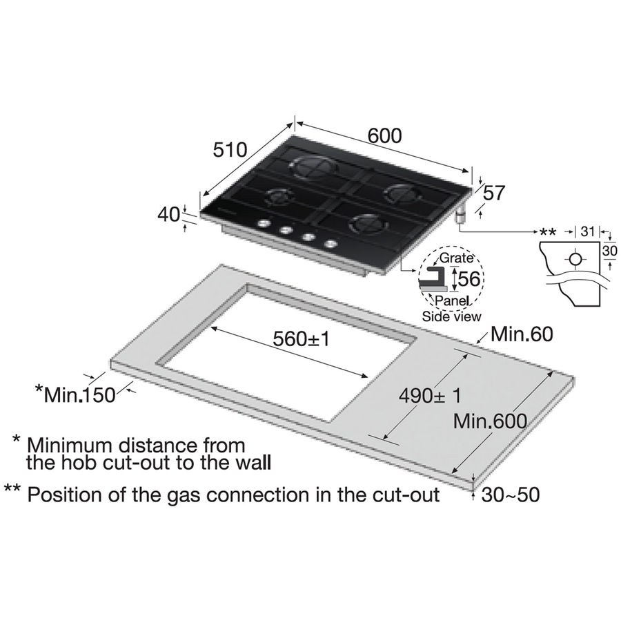 Samsung na64h3010bk схема встраивания