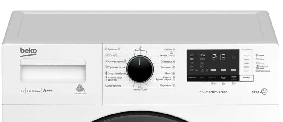 Стиральная машина Beko rspe78612w, белый