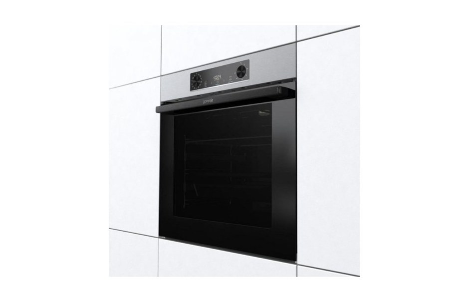Духовой шкаф Gorenje bob6737e01xk, нержавеющая сталь/черный