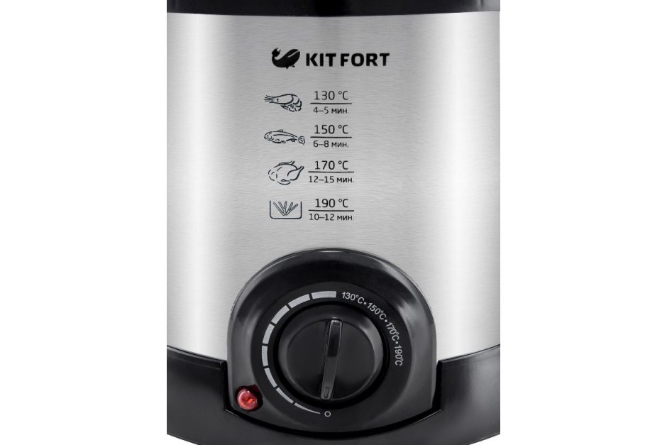 Фритюрница Kitfort кт-2009, Gray Metallic