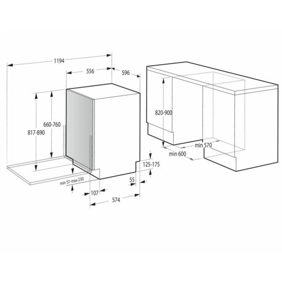 Встраиваемая посудомоечная машина Gorenje gv671c60