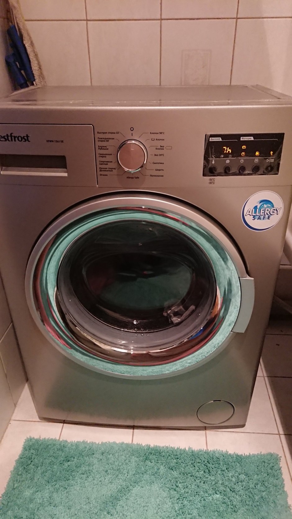 Vestfrost vw810ff4w стиральная машина