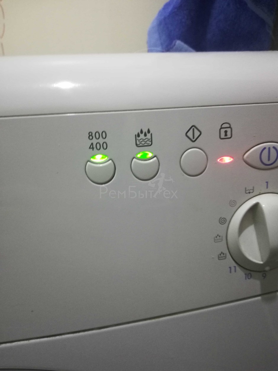 Стиральная машина Indesit WIUN 81 коды ошибок