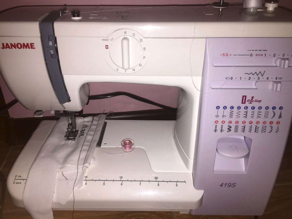 Janome 419s 5519 вид внутри
