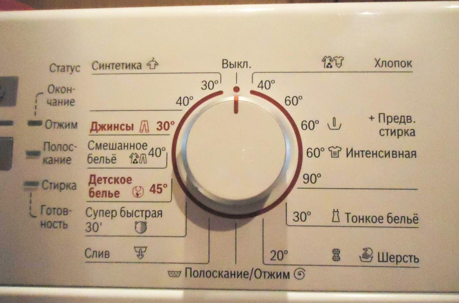 Бош Классик 5 стиральная программа