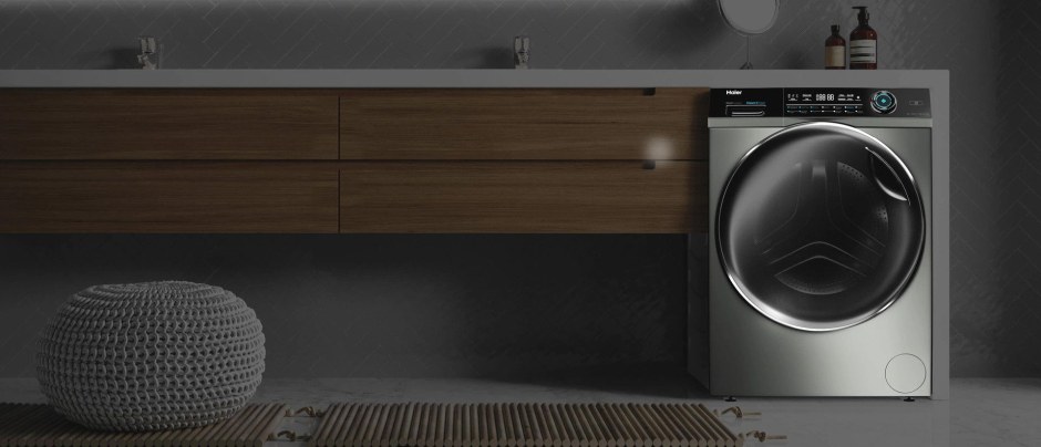Стиральная машина узкая Haier hw80-b14979s