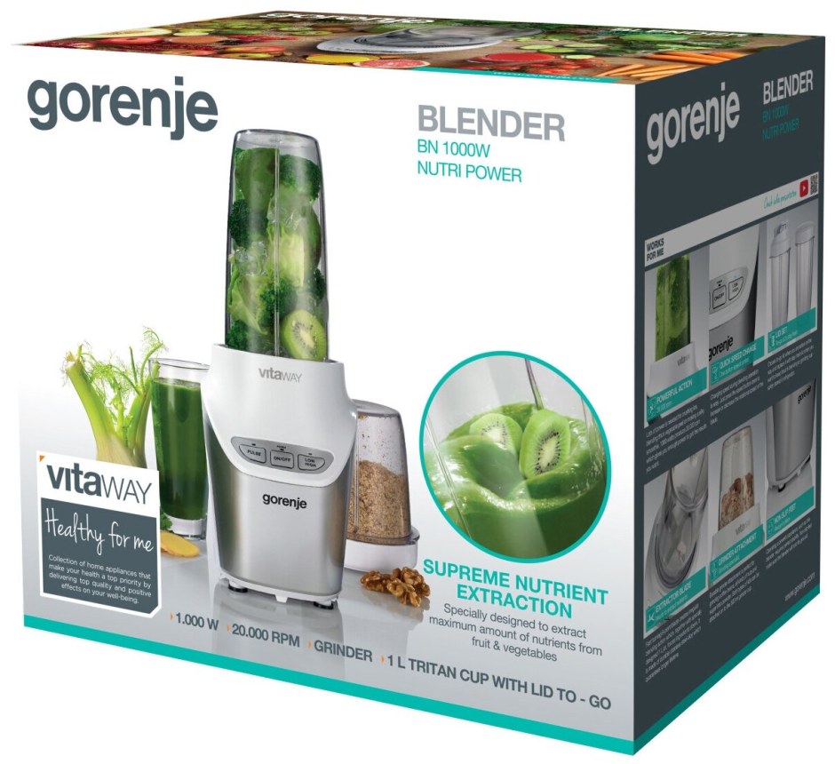 Стационарный блендер Gorenje bn1000w