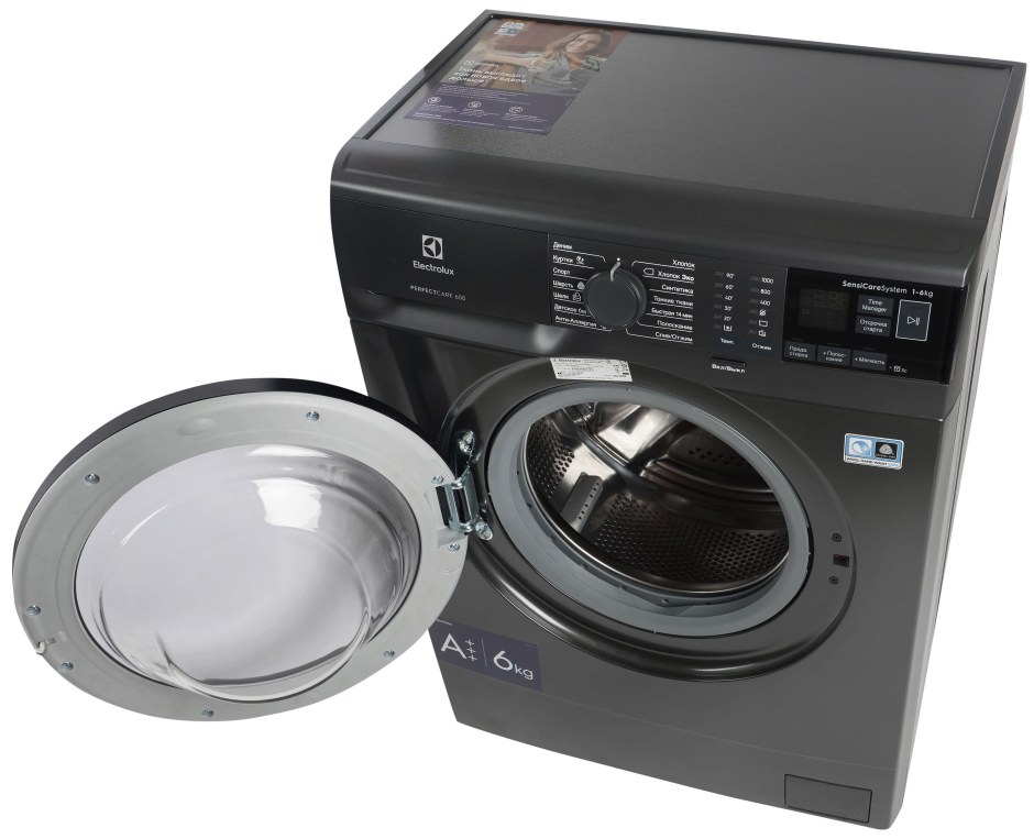 Стиральная машина Electrolux ew6s4r 06 BX, черный