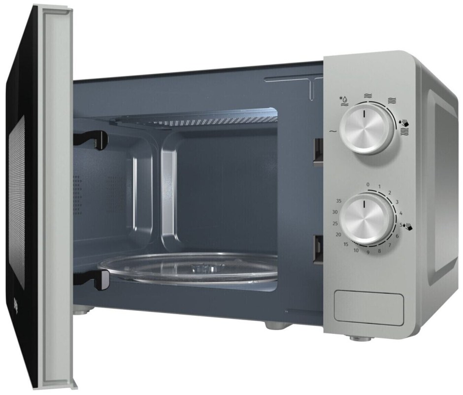 Микроволновая печь Gorenje mo20a4x серебристый, черный