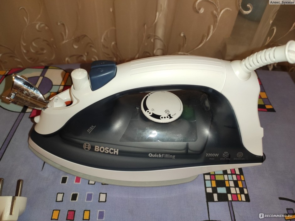 Утюг Bosch QUICKFILLING 2200w разобрать