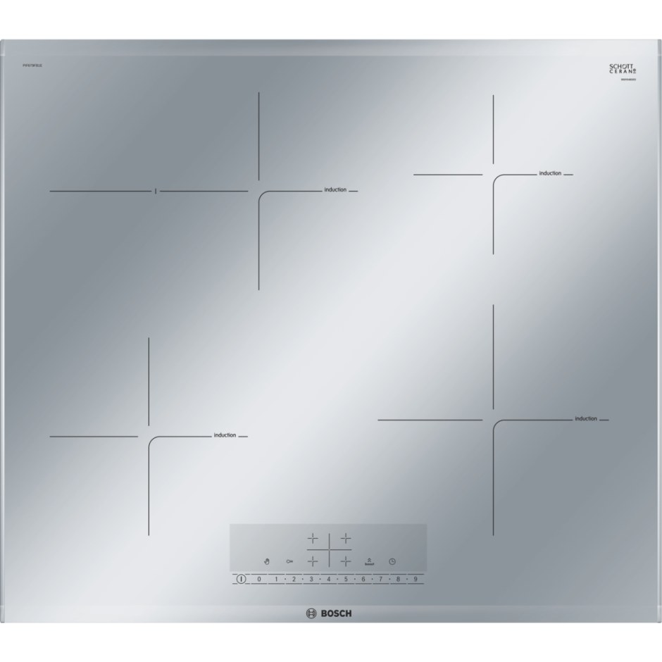 Варочная поверхность индукционная Bosch pue652fb1e белая