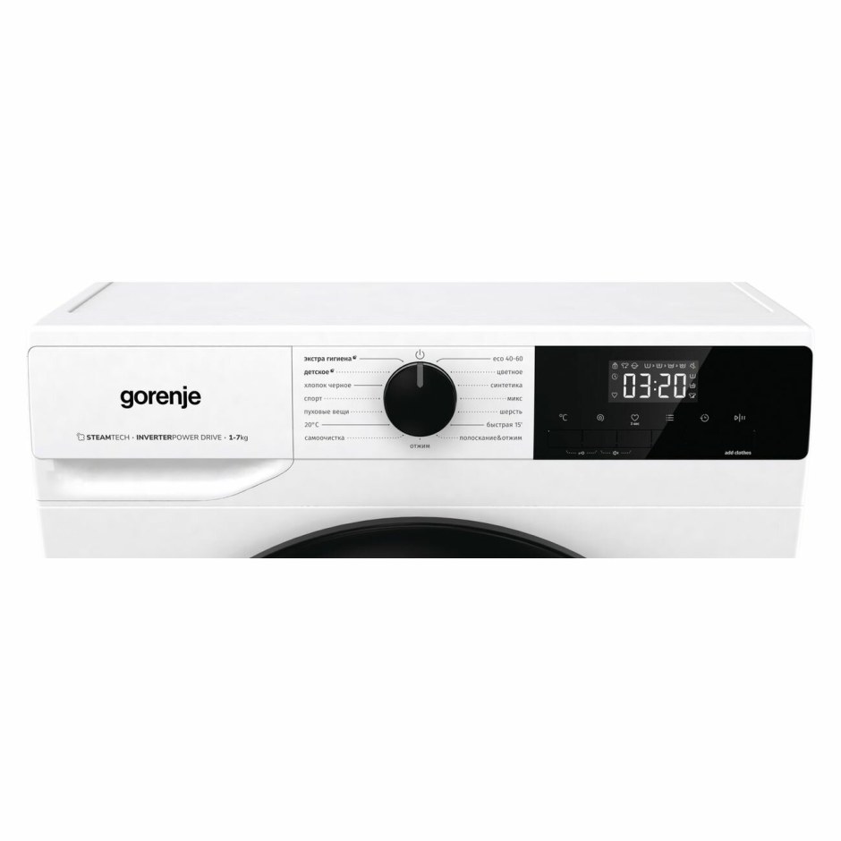 Стиральная машина узкая Gorenje w1nhei62sas панель управления