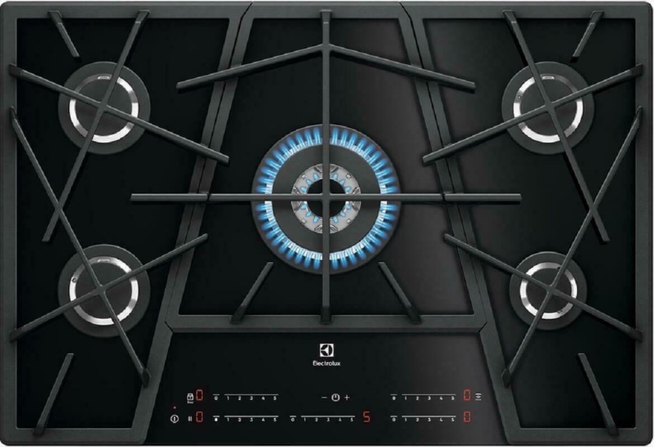 Газовая варочная панель Electrolux kgv7539ik, черный