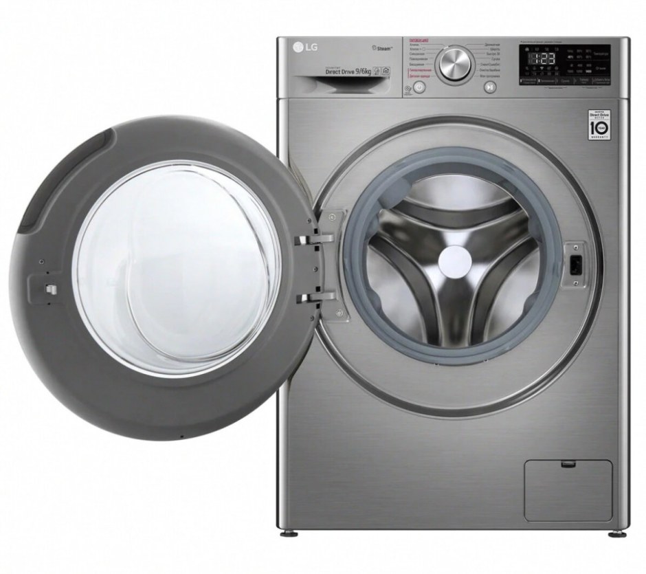 Стиральная машина 7 кг LG f2j5hs6s 1200 об серебр