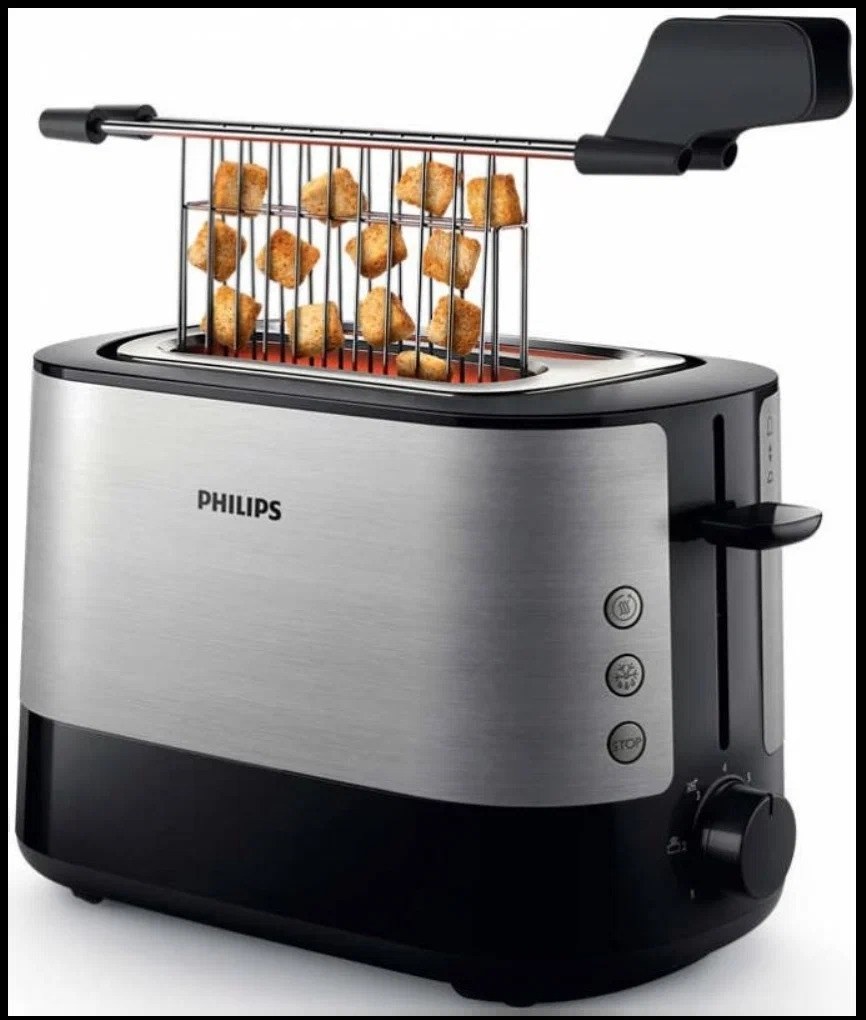 Тостер Philips hd2635/90, черный
