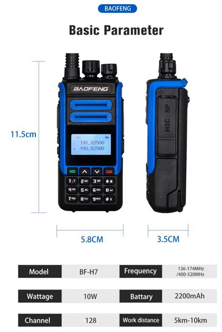 Рация baofeng bf h5 (36 фото)