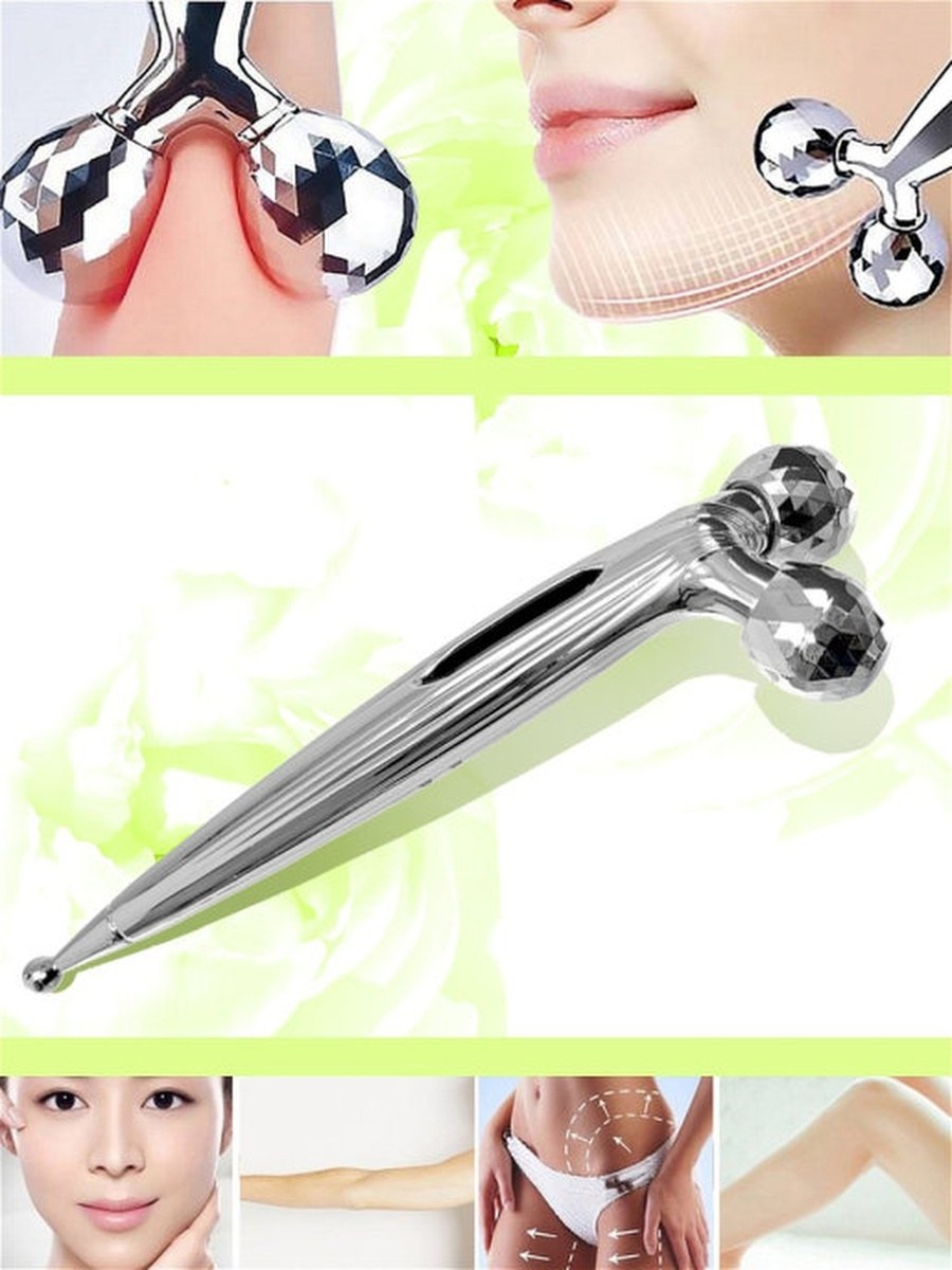 Лифтинговый роликовый массажер для лица и тела 3d Massager (MS-040)