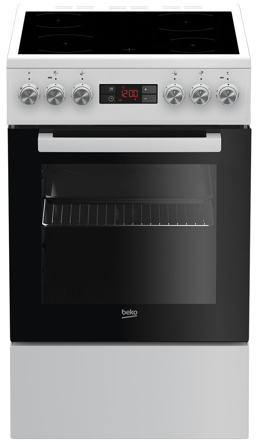 Электрическая плита beko fsm57300gx серебристый (59 фото)