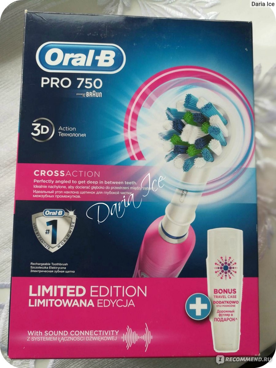 Электрическая зубная щетка oral-b Pro 700 FLOSSACTION