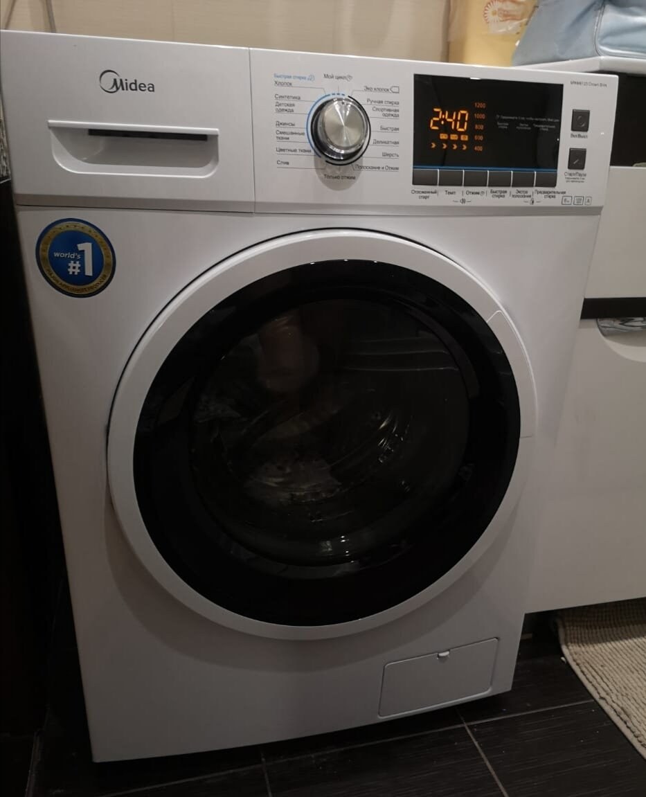 Стиральная машина Midea mwm6123 Crown Slim габариты