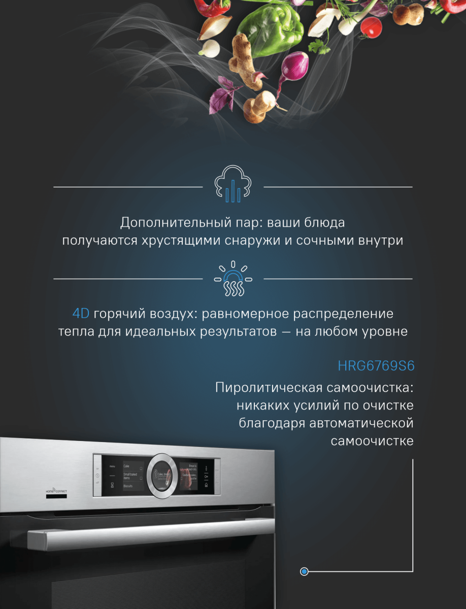 Духовой шкаф bosch hrg6769s6 (58 фото)