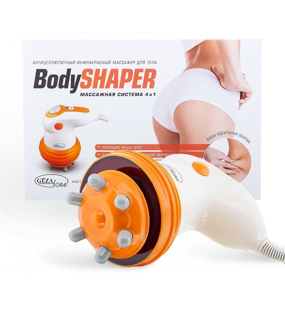 Amg121 массажер для тела "4 в 1" и ИК прогревом Gezatone body Shaper
