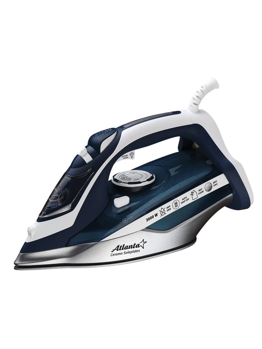 Утюг atlanta ath 5538 синий (60 фото)