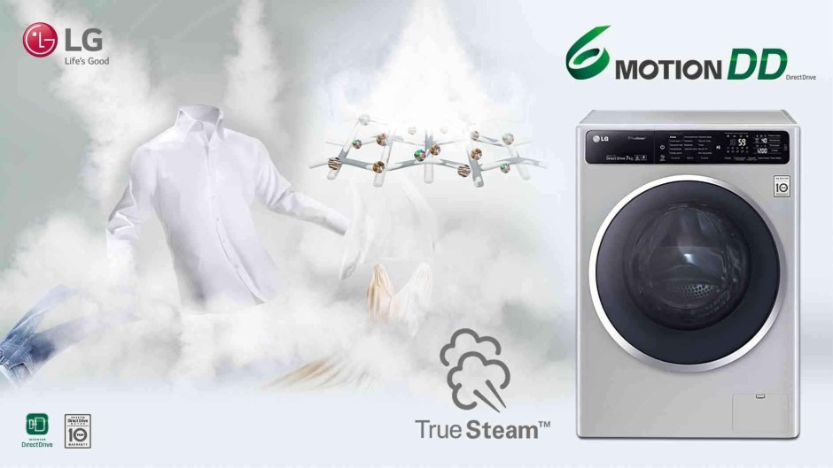 Стиральная машина реклама LG TRUESTEAM