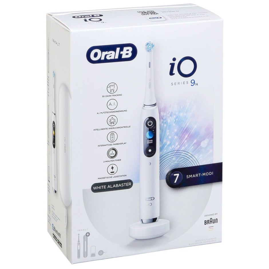 Электрическая зубная щетка Braun oral-b io 8 White Alabaster