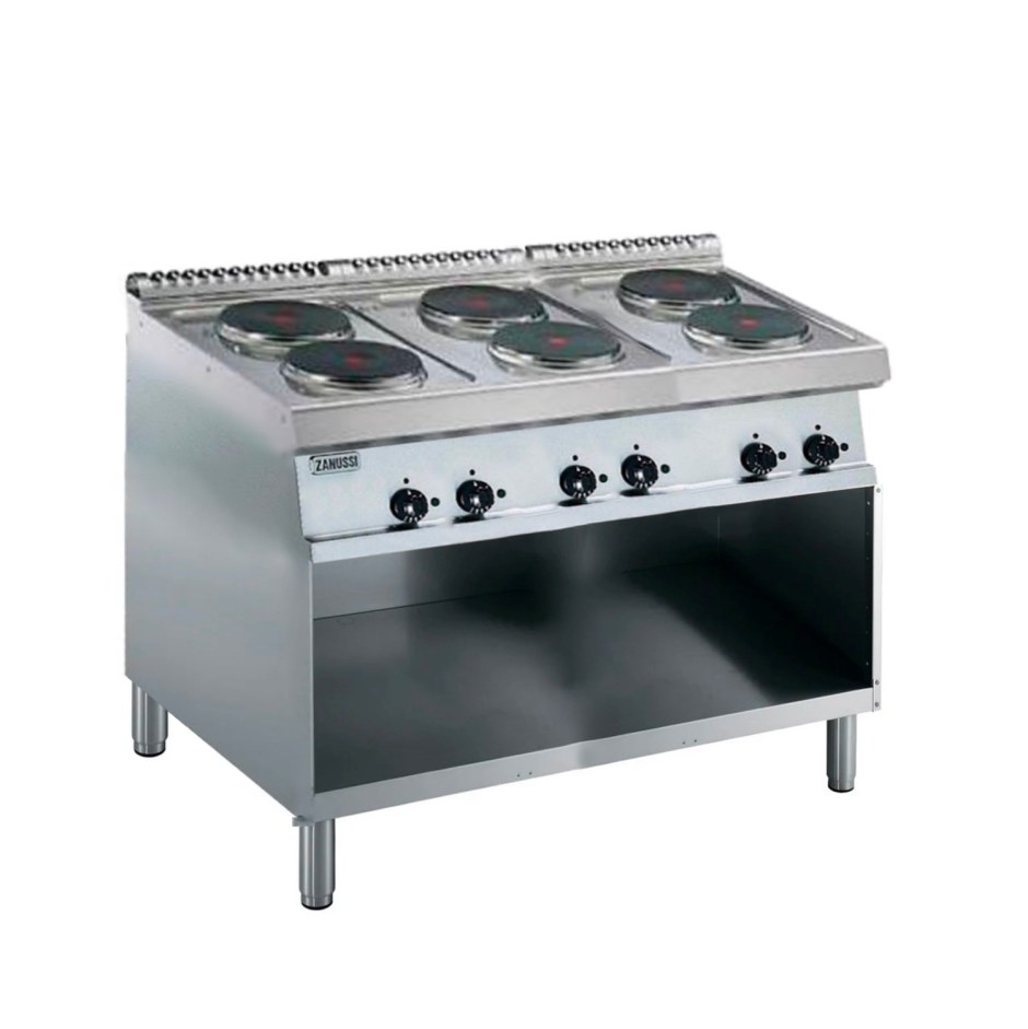 Электрическая платформа на кухне Zanussi плита электрическая