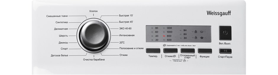 Стиральная машина Weissgauff WM 40265 T