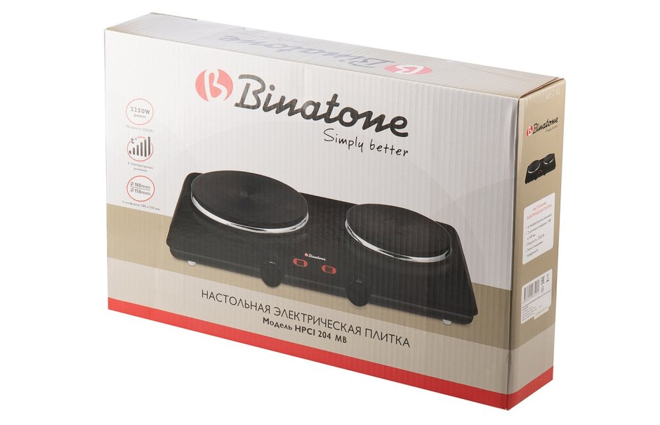 Плитка электрическая Binatone HPCI 204 MB