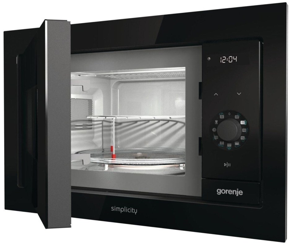 Микроволновая печь Gorenje bm235syb, встраиваемая, 23л, 900вт, черный