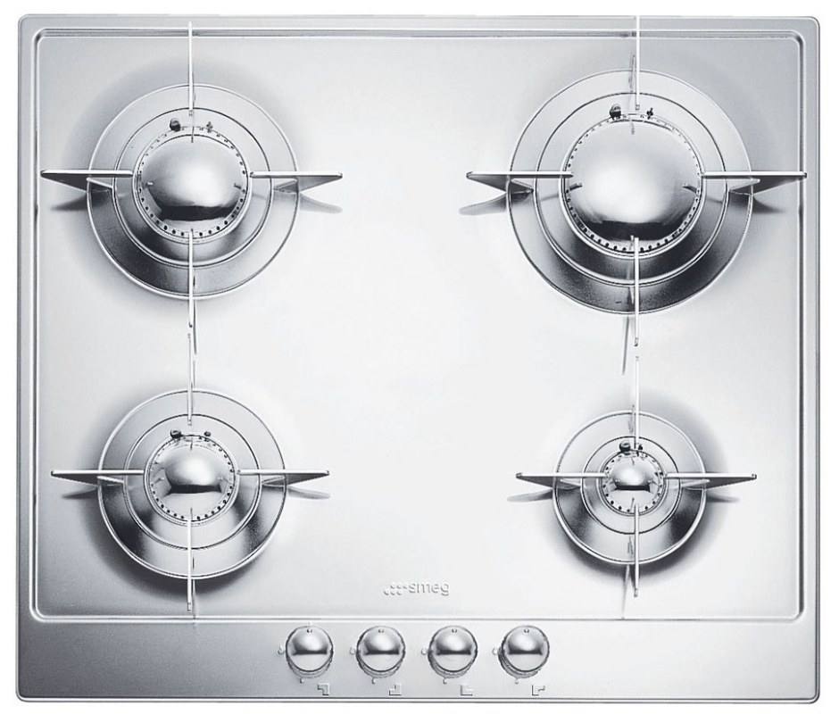 Газовая варочная панель Smeg p1641x