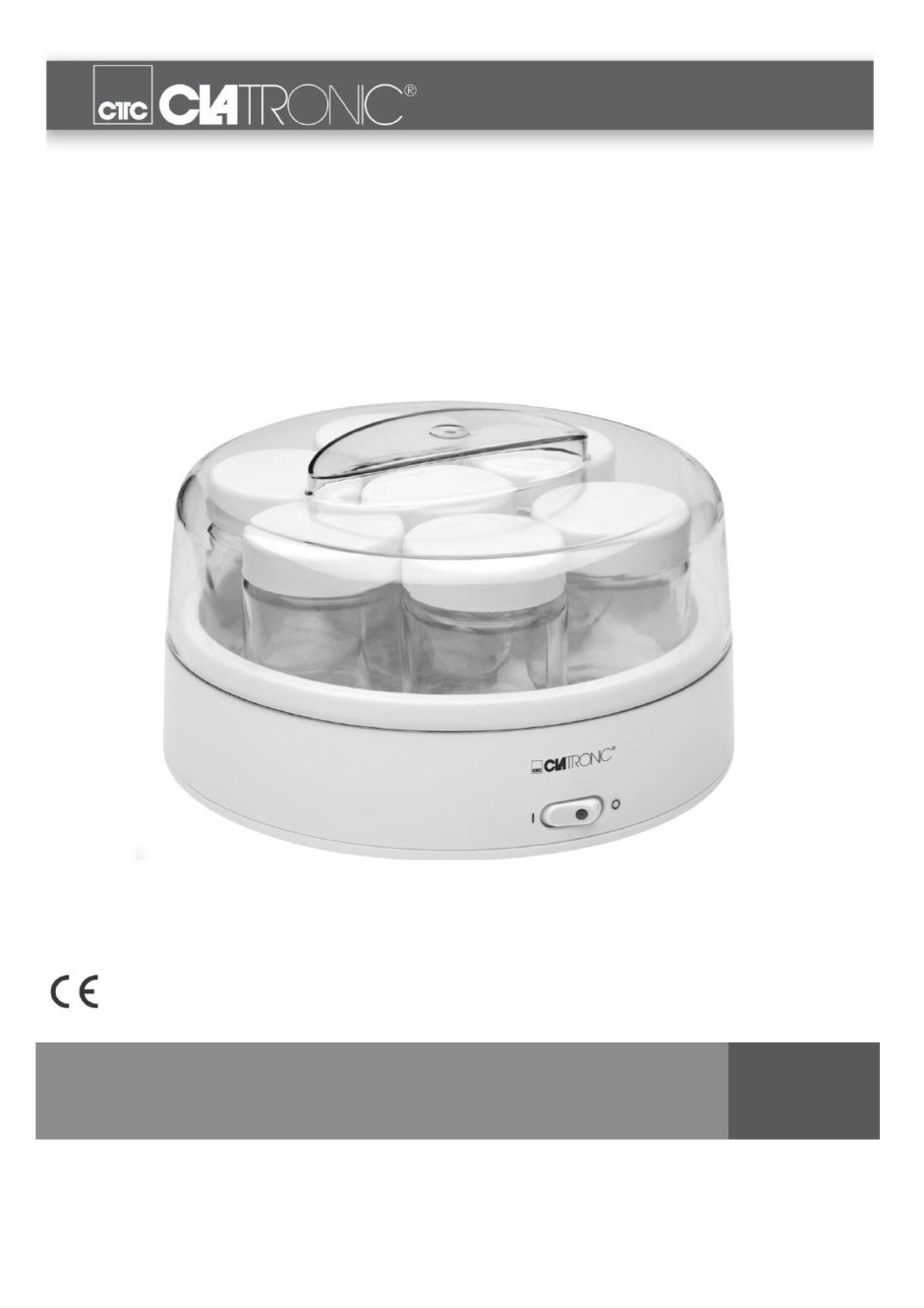 Йогуртница Clatronic JM 3344 Weis