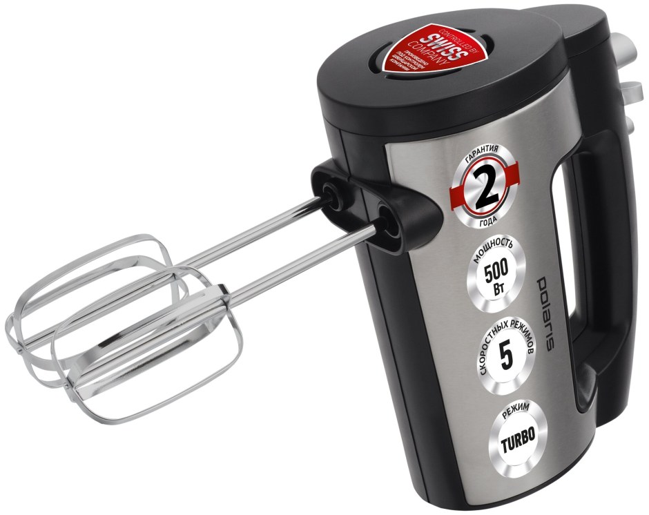 Миксер Поларис серебристый