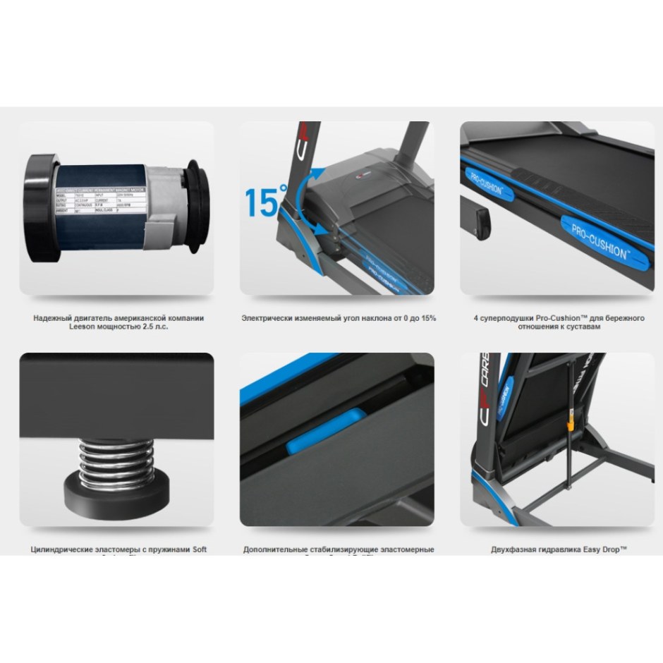 Электрическая Беговая дорожка Carbon Fitness t507