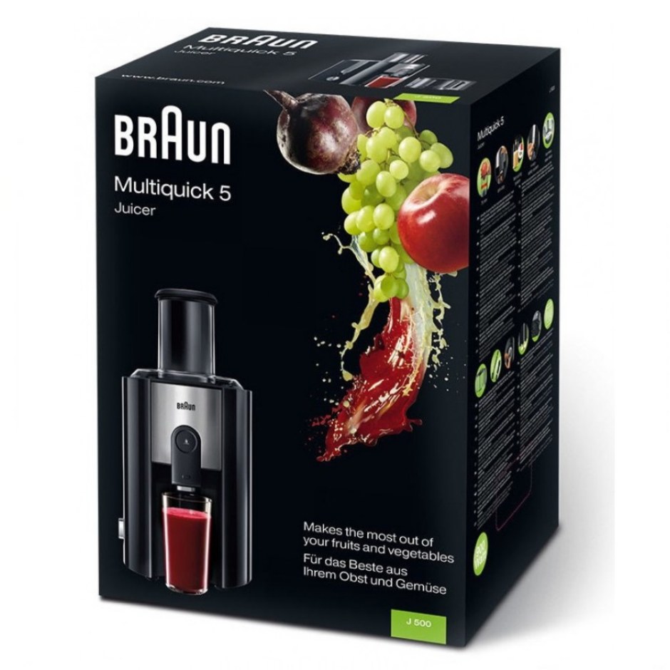 Соковыжималка Braun j500 Black