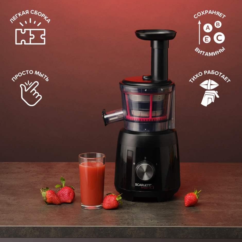 Соковыжималка шнековая Scarlett SC-je50s58