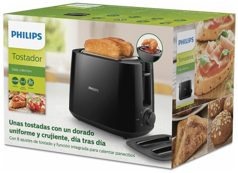 Тостер Philips HD 2582, черный