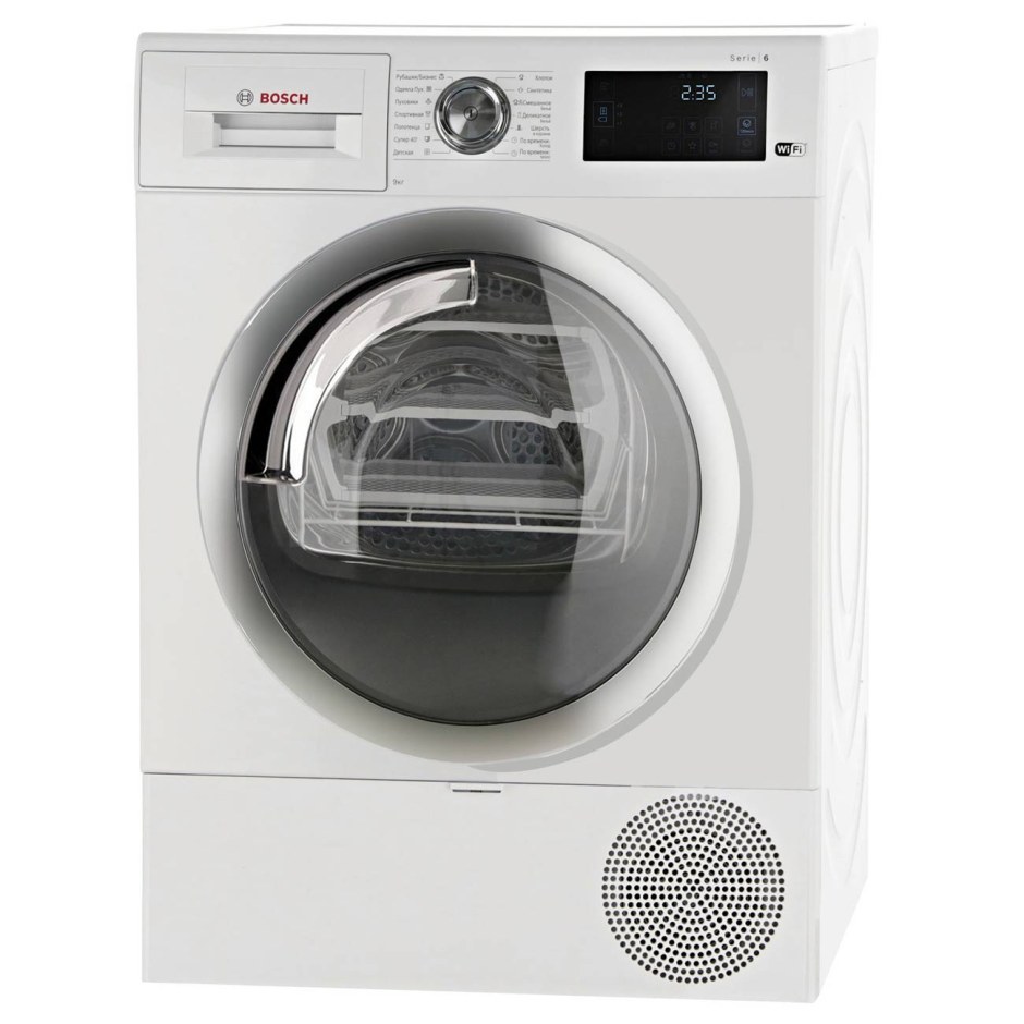 Сушильная машина Bosch wtw876h0oe, белый