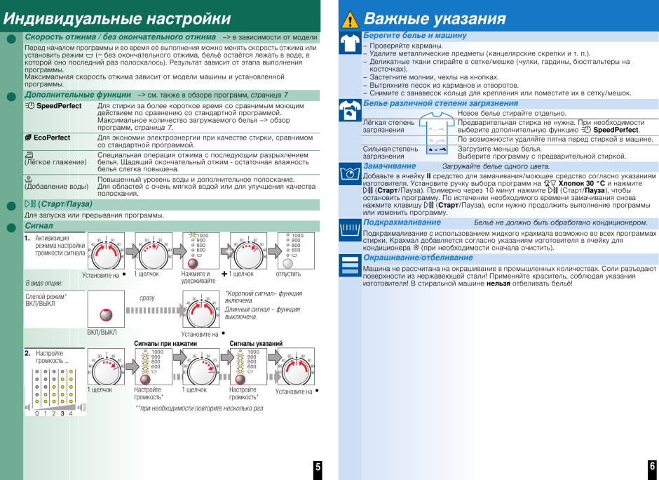 Машинка Bosch Maxx 5 инструкция кнопок