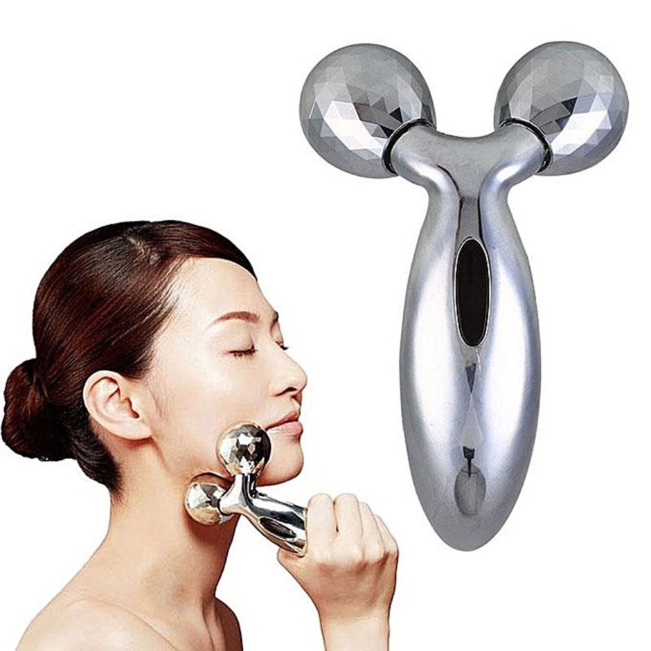Лифтинговый роликовый массажер для лица и тела 3d Massager (MS-040)