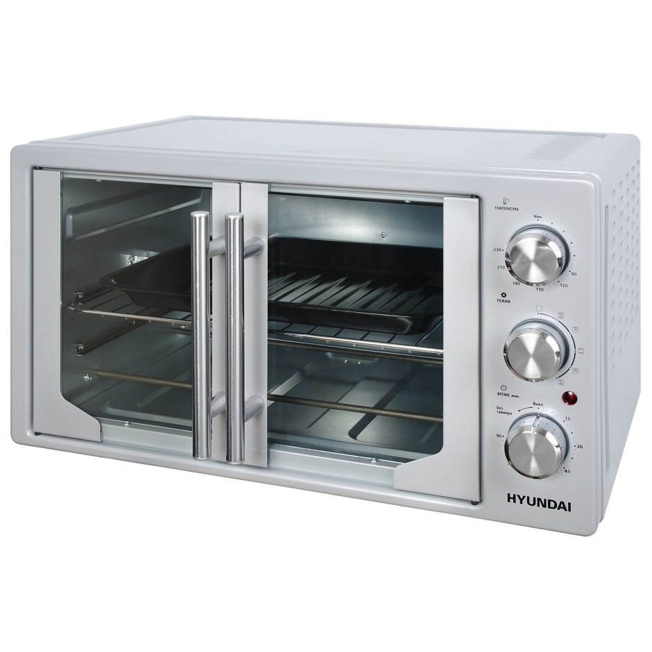 Мини-печь Hyundai mio-hy052 серебристый