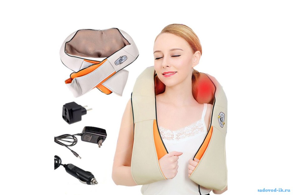 Массажер ИК-прогревом Massager of Neck kneading