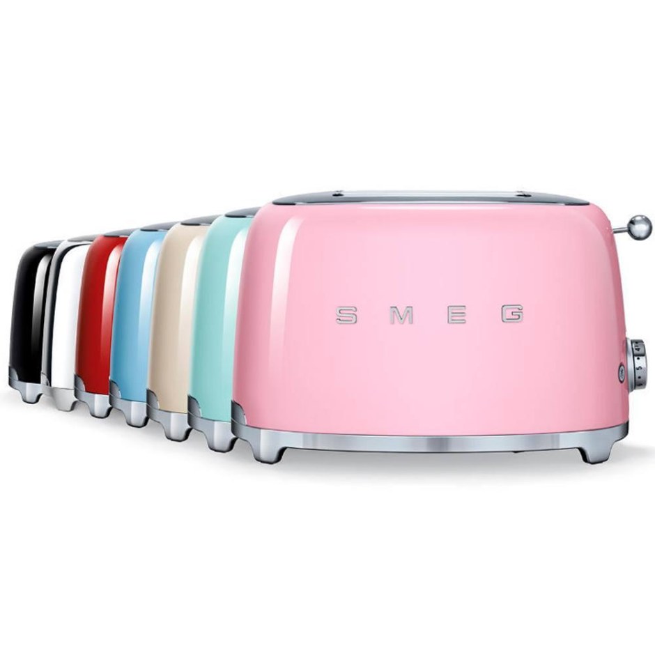 Тостер Smeg tsf01rdeu красный