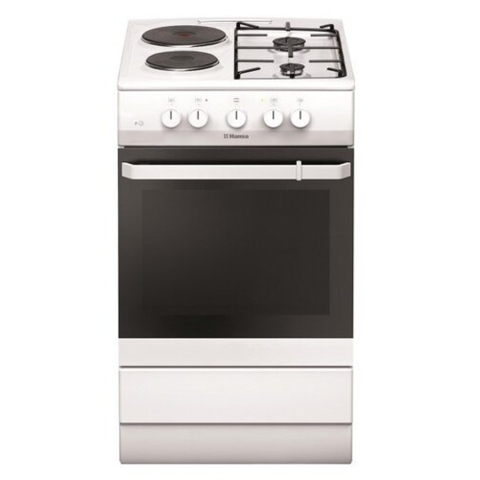 Комбинированная плита Hansa fcmw53040 белый